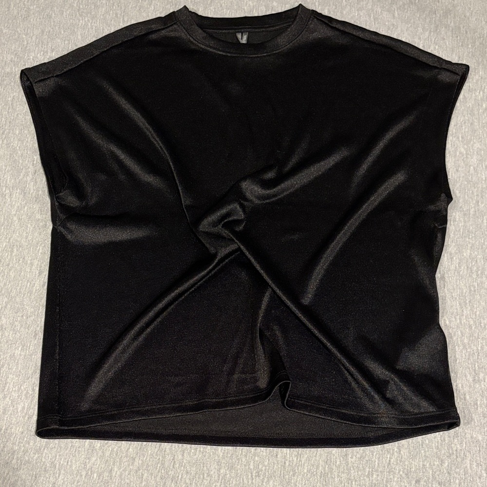 Anthropologie Black Sleeveless Knit Tank